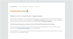 Desktop Screenshot of pelletofen-test.net