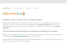 Tablet Screenshot of pelletofen-test.net